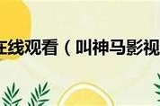 "神马影院我不卡手版中文：流畅体验高清在线观影"